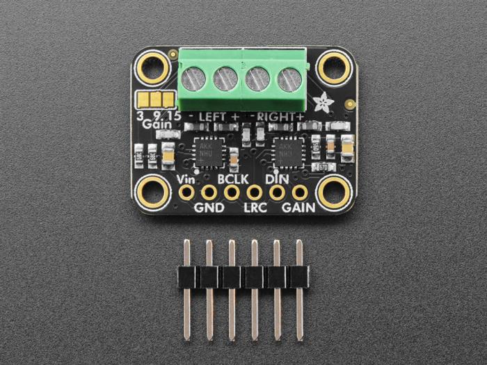 Amplifier class-D 2x3W stereo I2S @ electrokit (4 of 4)