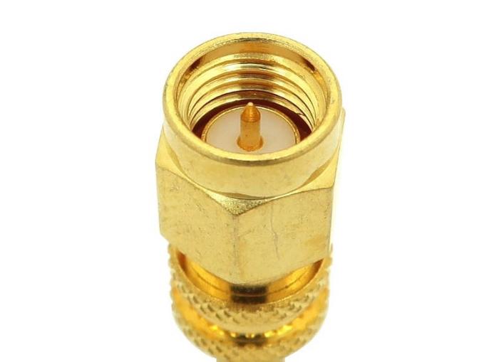 Adapter SMA hane till SMB hane @ electrokit (3 av 4)