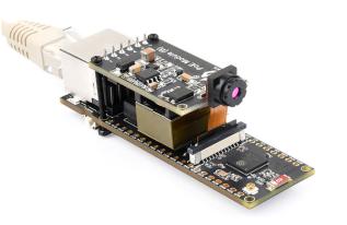 Utvecklingskort ESP32-S3 Ethernet + PoE + Kamera @ electrokit