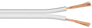 Kabel 2x2.5mm² Cu vit 50m @ electrokit
