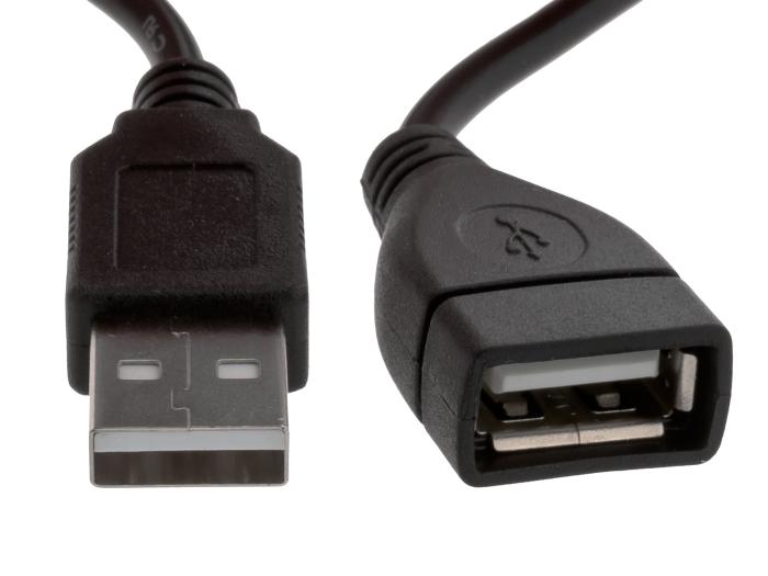USB cable with power switch A-male - A-female @ electrokit (2 of 2)
