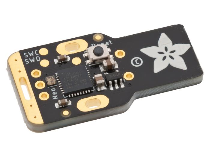 Adafruit Rotary Trinkey - USB NeoPixel Rotary Encoder @ electrokit (2 av 2)