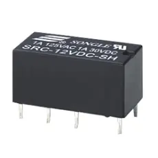 Relä SRC 5V 2-pol 1A 120VAC/30VDC NO/NC @ electrokit