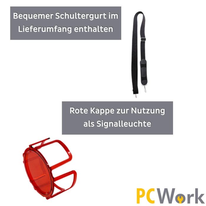 Ficklampa hammer 470 + 1590lm 4400mAh Li-Ion USB-C @ electrokit (12 av 13)