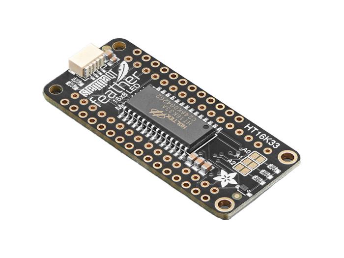 8x16 LED Matrix FeatherWing w/o Matrices @ electrokit (3 av 5)