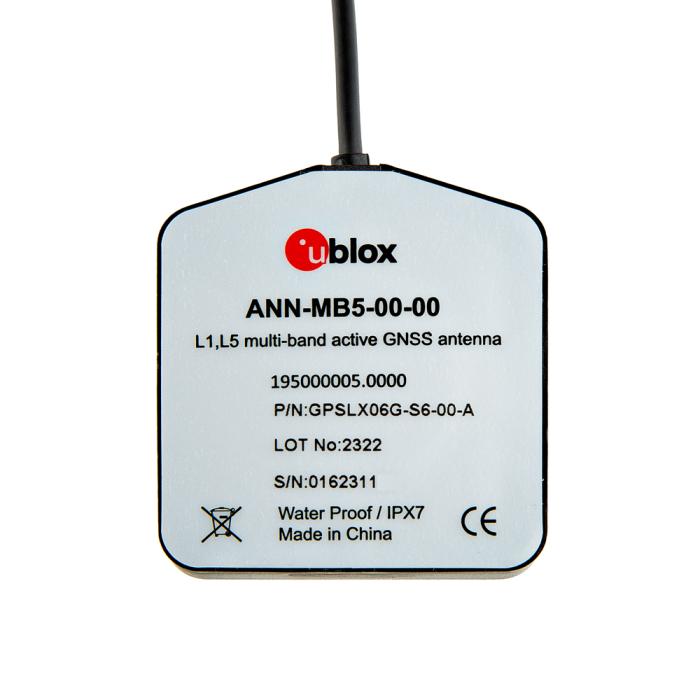 GPS / GNSS-antenn L1+L5 magnetfäste SMA @ electrokit (3 av 4)