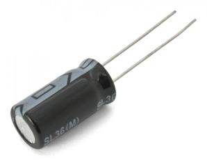 Elektrolytkondensator 2200uF 10V 105C &oslash;12.5x20mm 8000h @ electrokit