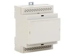 Kapsling f&ouml;r DIN-skena 4 modul @ electrokit
