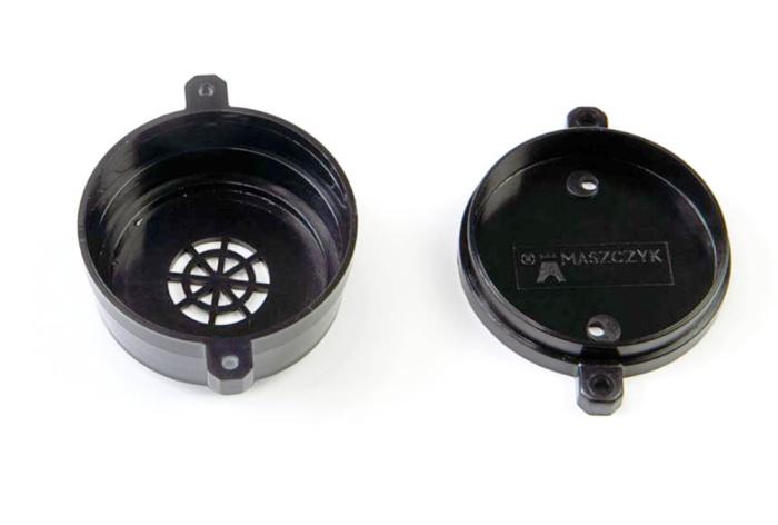Enclosure with opening ø52x30mm ABS @ electrokit (2 of 2)