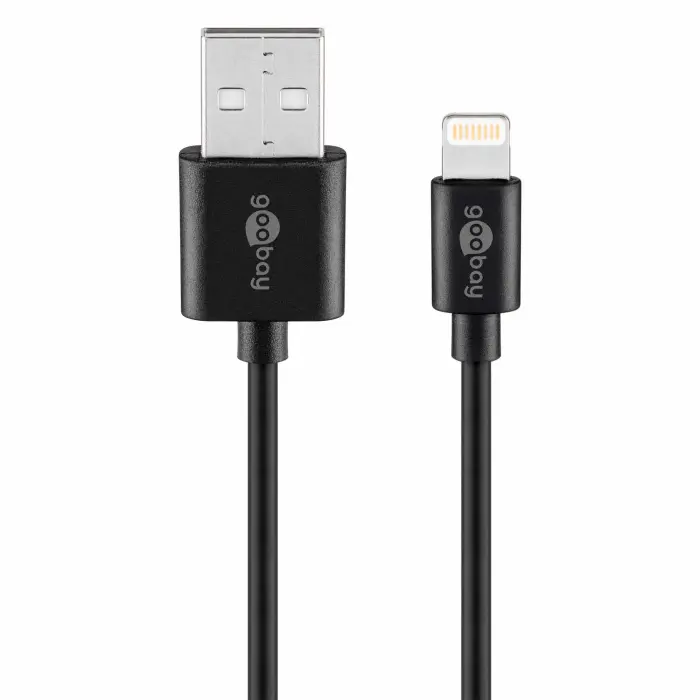 2-port USB-laddare 12W 2.4A för iPhone svart MFi-certifierad @ electrokit (3 av 5)