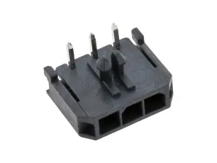 Stiftlist Micro-Fit hane 1x3p 3mm vinklad @ electrokit