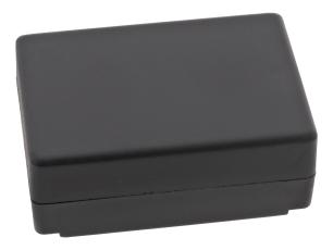 Apparatlåda 72x50x28mm svart @ electrokit