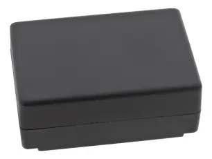 Apparatlåda 72x50x28mm svart @ electrokit
