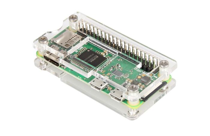 Inbyggnadslåda för Raspberry Pi Zero och Zero 2 W klar @ electrokit (1 av 1)