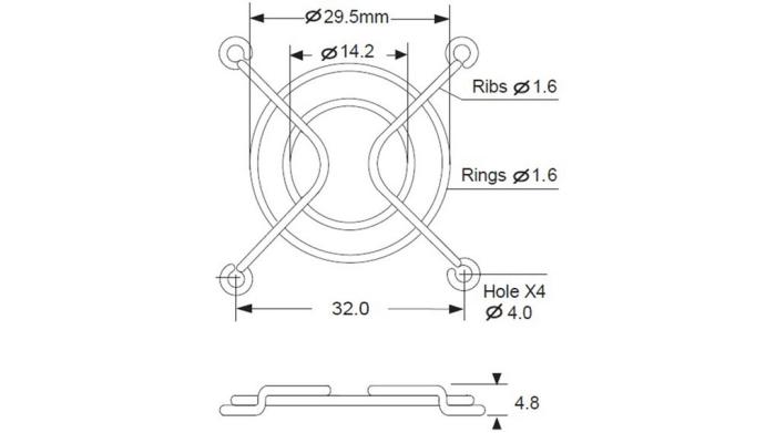 Fan Guard 40 x 40 mm @ electrokit (2 of 2)