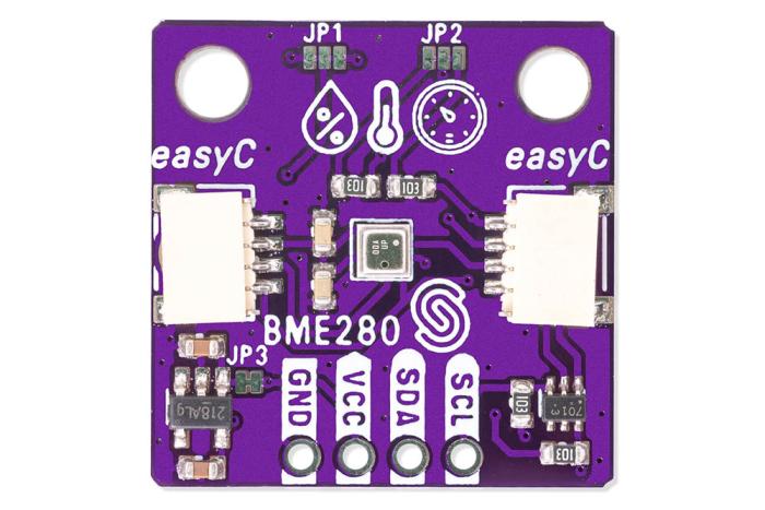 Sensor för temperatur, luftfuktighet och tryck BME280 - Qwiic @ electrokit (2 av 4)