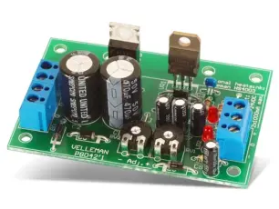 Symmetrical power supply &plusmn;1.2-24VDC &plusmn;1A - soldering kit @ electrokit
