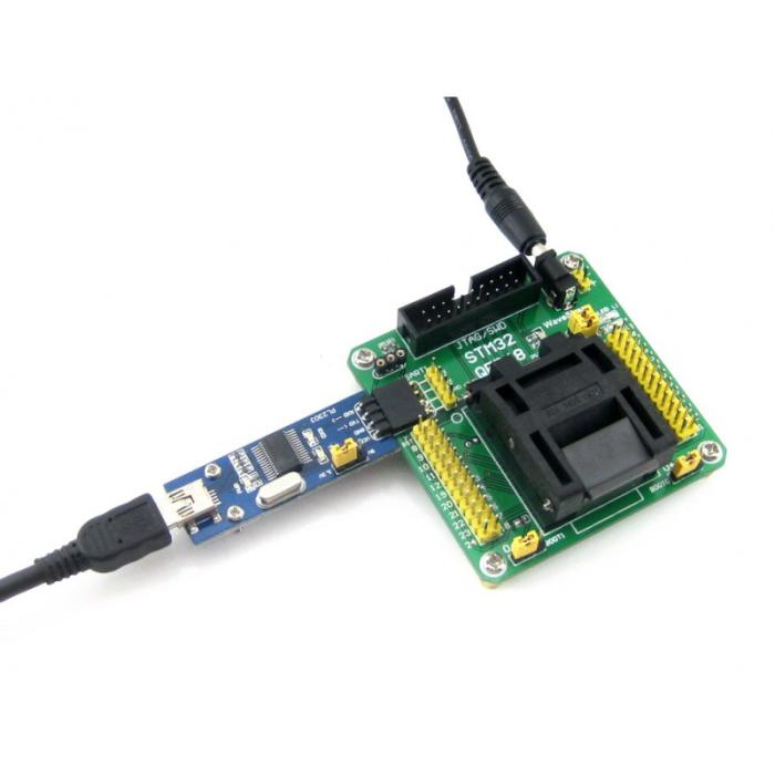 STM32-QFP48 Programmer Adapter @ electrokit (3 of 8)
