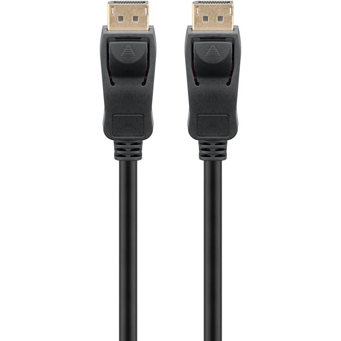 DisplayPort 2.0/2.1 kabel (8K@144Hz) 3m svart @ electrokit (2 of 3)