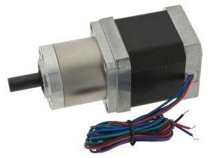Stegmotor NEMA17 1.8° 0.44Nm med planetväxel 19.2:1 @ electrokit