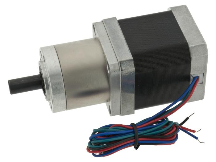 Stegmotor NEMA17 1.8° 0.44Nm med planetväxel 19.2:1 @ electrokit (1 av 3)