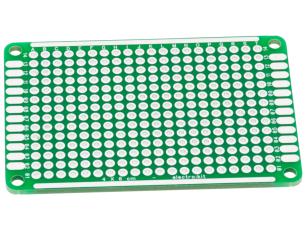 Prototype PCB 40x60mm FR4 280 pads @ electrokit