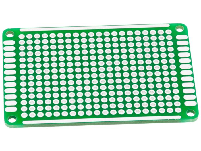 Prototype PCB 40x60mm FR4 280 pads @ electrokit (2 of 2)