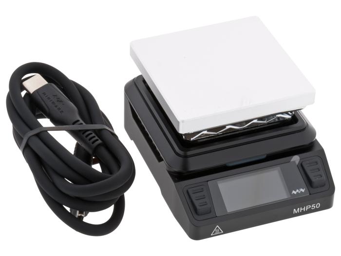 Mini Hot Plate Preheater MHP50 - aluminium @ electrokit (3 av 15)