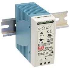 27.6V 60W power supply and UPS for GEL/AGM lead-acid DIN rail @ electrokit