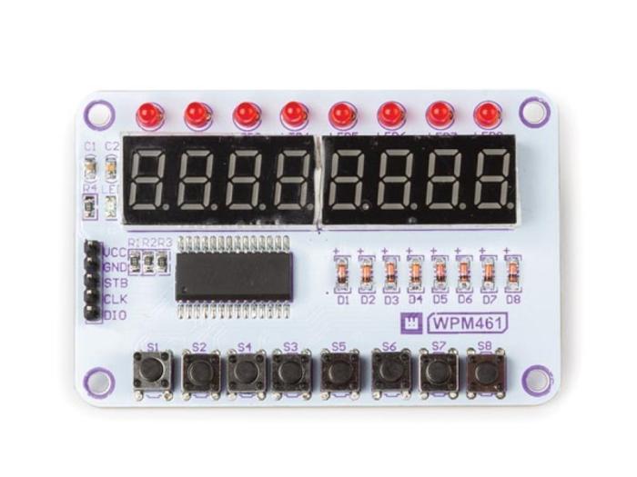 Chip Key Display module 8-bit with serial interface @ electrokit (2 of 3)