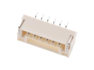 Stiftlist GH 6-pol 1.25mm vinklad @ electrokit