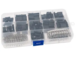Kontaktdonssats Dupont testsladd hona/hane 620st @ electrokit