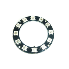 Adresserbar RGB LED-ring med 12 LED &oslash;50mm - WS2812 @ electrokit