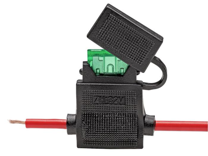 MIDI flatsäkringshållare med kabel 10A @ electrokit (2 av 2)