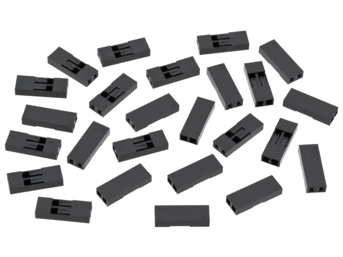 Kontakthus 2.54mm 1x2-pol 25-pack @ electrokit (1 av 1)