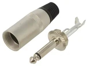 6.3mm hane 2-pol mono pro @ electrokit