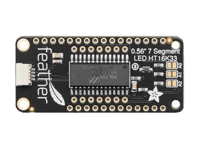 4-Digit 7-Segment LED Matrix Display FeatherWing @ electrokit (1 of 5)