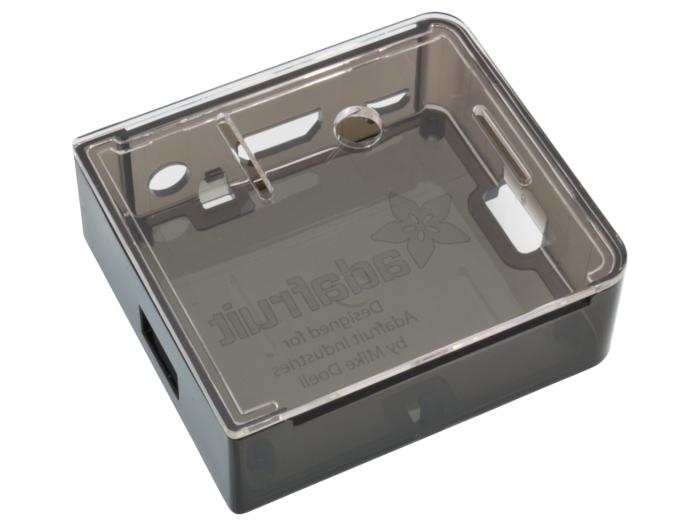 Inbyggnadslåda för Raspberry Pi Mod A+ transparent/rökfärgad @ electrokit (1 av 6)