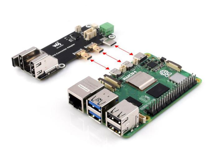 2x HDMI bridge for Raspberry Pi 4/5 @ electrokit (5 of 6)