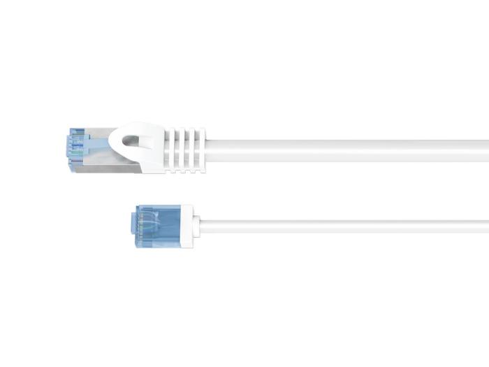 UTP Cat6a ultra-flexibel nätverkskabel 0.15m vit LSZH TPE Cu @ electrokit (3 av 4)