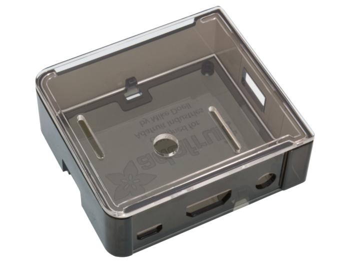 Inbyggnadslåda för Raspberry Pi Mod A+ transparent/rökfärgad @ electrokit (2 av 6)