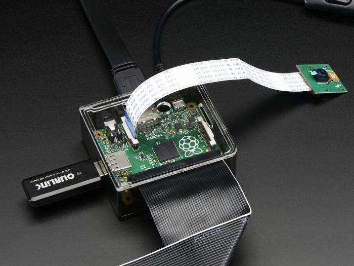 Inbyggnadslåda för Raspberry Pi Mod A+ transparent/rökfärgad @ electrokit (5 av 6)