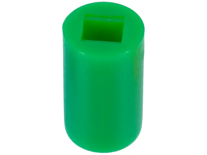 Cap for push button PCB 2-p - green @ electrokit (2 of 3)