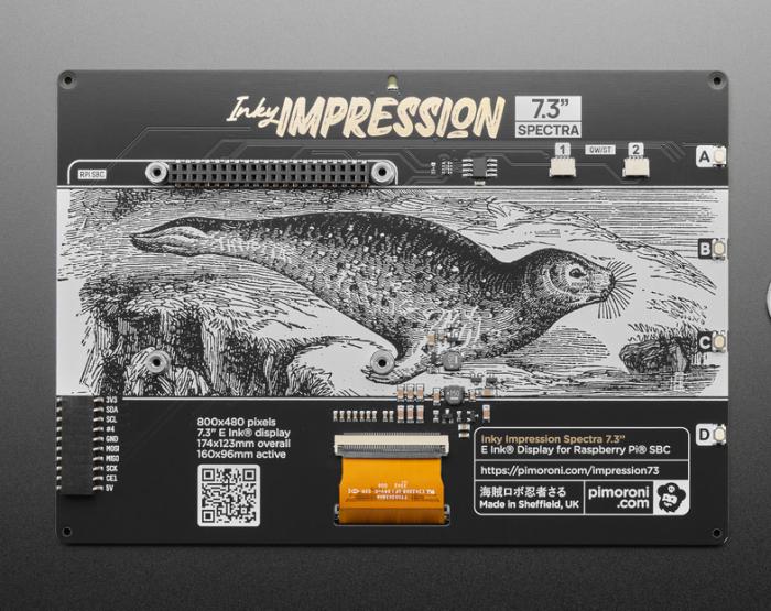 Inky Impression - Display E-papper 6 färger 7.3