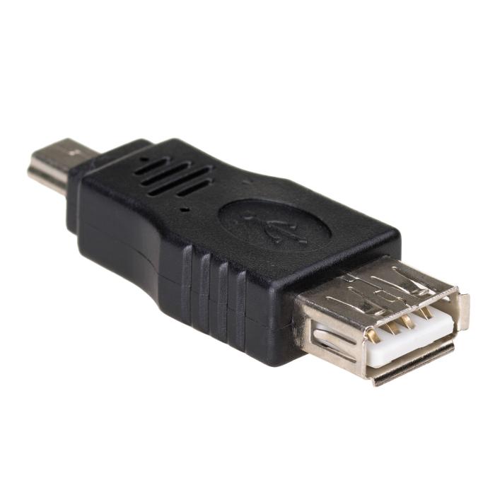 USB mini-B hane till USB-A hona adapter @ electrokit (2 av 2)