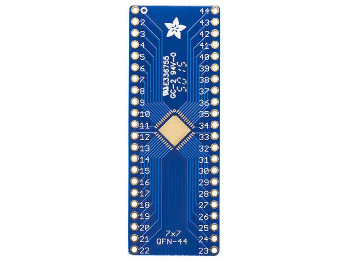 Adapterkort QFN-44 / TQFP-44 - DIP-44 @ electrokit (1 av 3)