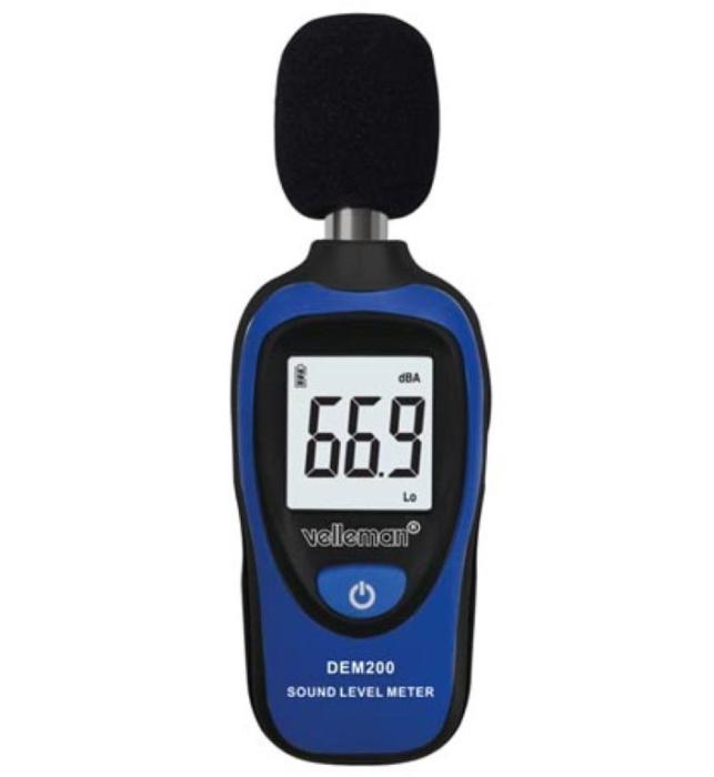 Ljudnivåmätare decibelmätare 30-130dB @ electrokit (1 av 2)
