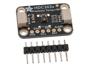 HDC3022 Temperatur- och luftfuktighetssensor monterad på kort @ electrokit