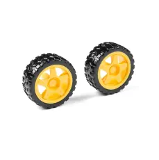 Robothjul 65mm gummid&auml;ck 2-pack @ electrokit