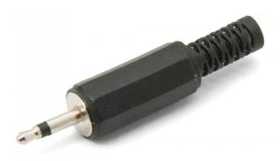 2.5mm hane 2-pol mono @ electrokit